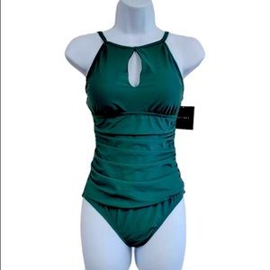 Ellen Tracy Dark Sage One Piece, size 6
